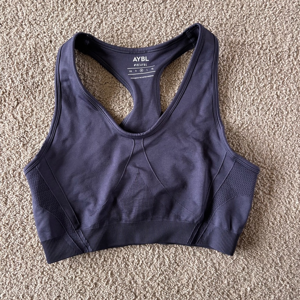 AYBL Navy Racerback Sports Bra